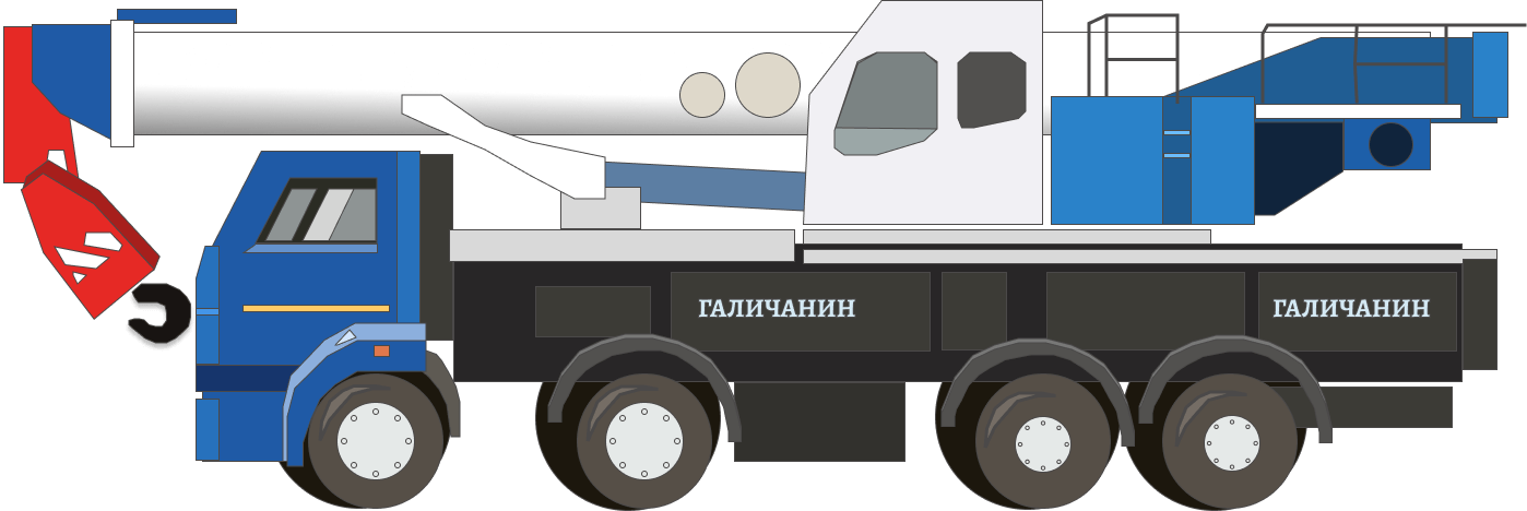 Аренда автокрана Галичанин КС-65713-1 для объектов Владимира и Владимирской области